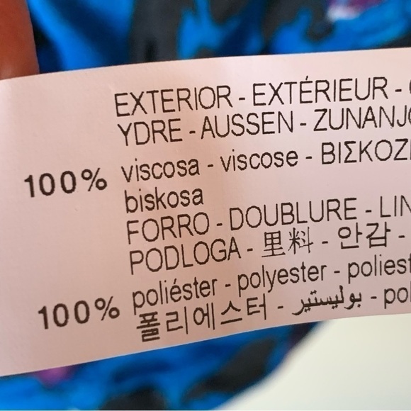 NEW 𝅺ZARA Cobalt Blue Floral Gathered Ruched  Mini Dress Size Medium - Picture 8 of 9